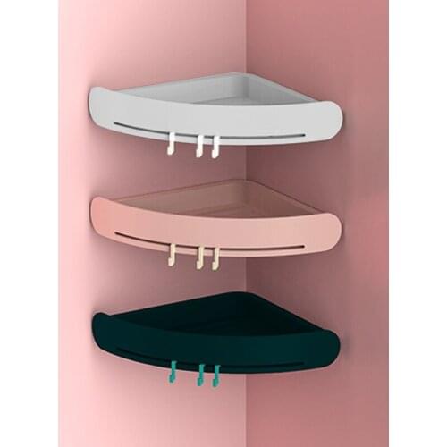 ONEUP Wall-mounted Bathroom Storage Shelf Rack Waterproof Floating Shelf Home Kitchen Storage Rack Bathroom Accessories Sets