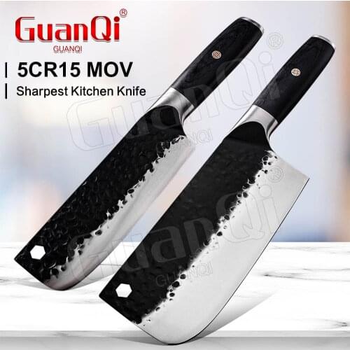 Stainless Steel Chef Knife Handmade Forged Sharp Kitchen Knife High Carbon Stainless Steel Chopping Cleaver Knives Cooking Tools