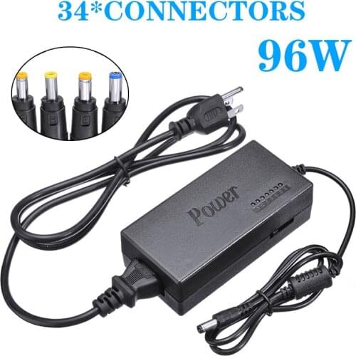 Pohiks 1pc 19V 4.5A 96W Universal Power Adapter Charger 12V-24V Laptop Power Adapters Set For Acer Asus Dell HP Lenovo Toshiba