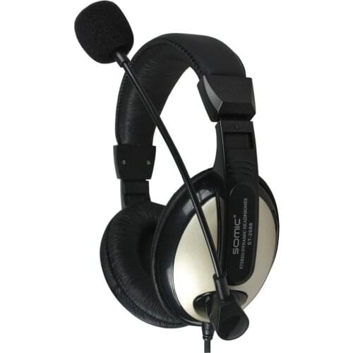 Wired Gaming Headset Over Ear Headphones With 3.5mm Mic Noise Gaming Headphone Stereo Over-Head Headphones