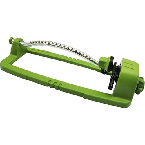 Garden Sprinkler Automatic Swing Watering Sprinkler Oscillating Sprinkler with 18 Holes Brass Nozzle for Garden Lawn Irrigation