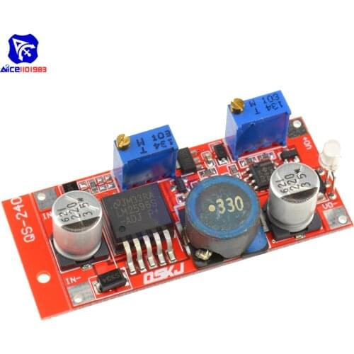 Diymore LM2596 CC DC-DC 5 -35V to 1.25 -30V 3A Step Down Buck Power Supply Module Adjustable Voltage Regulator LED Driver