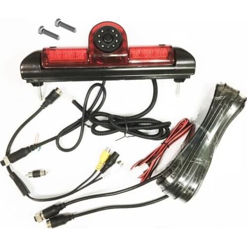 LED IR Brake Light Rear View Reversing Parking Camera & 7 Inch Monitor Kit for Fiat Ducato For Citroen Relay for Peugeot