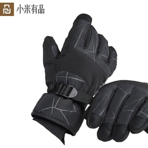 Youpin Supield Aerogel Cold Warm Ski Gloves Men Women Winter Cycling Full Finger Glove Non-slip Touchscreen Waterproof Gloves