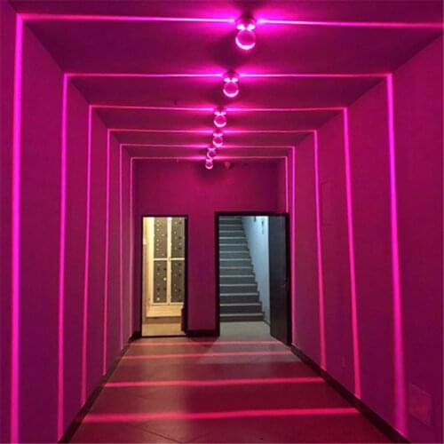 Waterproof LED Window Sill Light 360 Degree Door Frame Line Wall Lamps RGB Remote Corridor Wall Light For Hotel Aisle Bar Decor