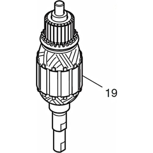ARMATURE 220V Rotor 518558-0 Replace For Makita BO4557