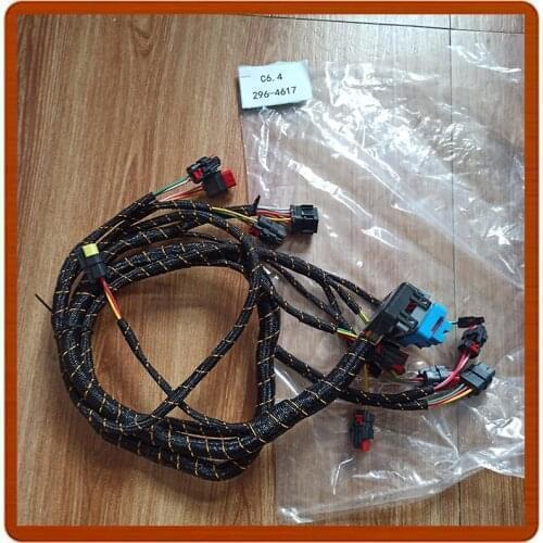 296-4617 2964617 Cat excavator 320D C6.4 Wire Harness -320D (C6.4) excavator engine wire line -cat 320D wiring harness
