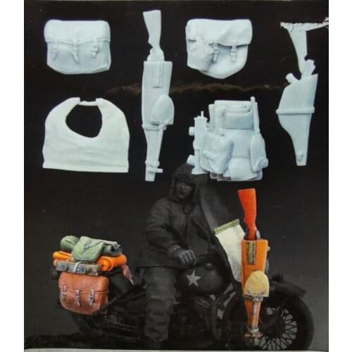 1/35 Resin Figure Model Kit Unassambled Unpainted B156(NO motorcycle NO figure)