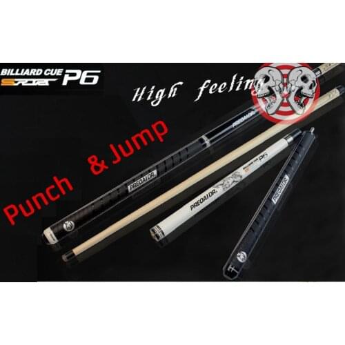 2018 New Arrival P6 Pool Punch & Jump Cue Stick Billiard Break jump cue Pool Jump Cues 13mm China High Quality