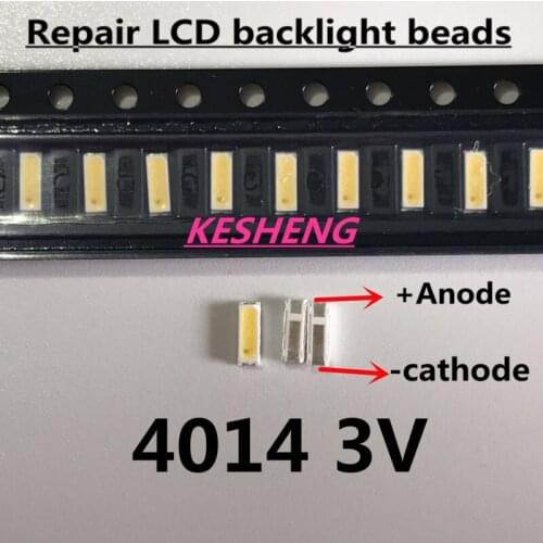 3000PCS/ 4014 LED backlight 0.2 W SMD 4014 LED diode 3V cold white 20LM LCD backlight for TV TV application