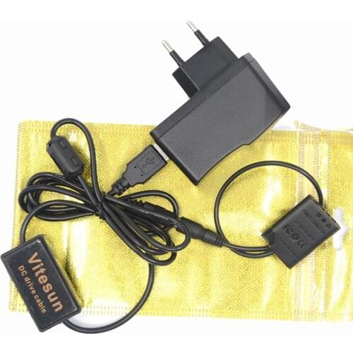 5V3A charger+power bank 5V-4.2V USB cable EH-62+EP-62E Coupler EN-EL11 dummy battery for Nikon S600 Pentax W60 W80 L50 Ricoh R50