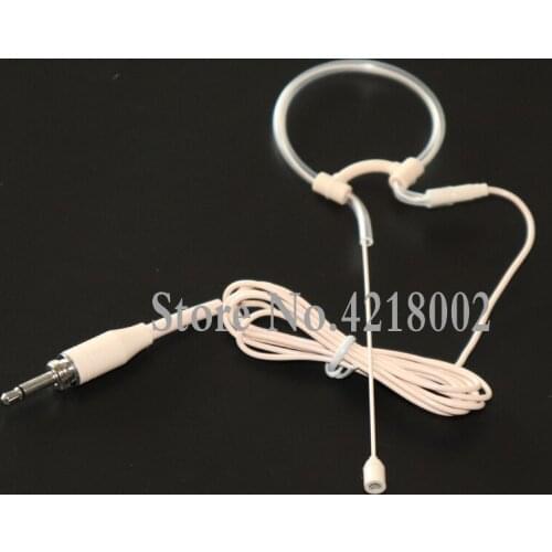 Beige Omnidirectional Ear Hook Headset Microphone Mic for 3.5mm Screw Thread Connector Wireless System Bodypack Transmitter