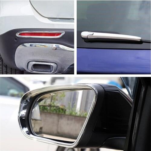 ABS Chrome Shiny Exterior Kit Rear Fog Lamps / Window Wiper / Rearview Mirror Rain Eyebrow Cover Trim For Benz GLB 200 X247 2020