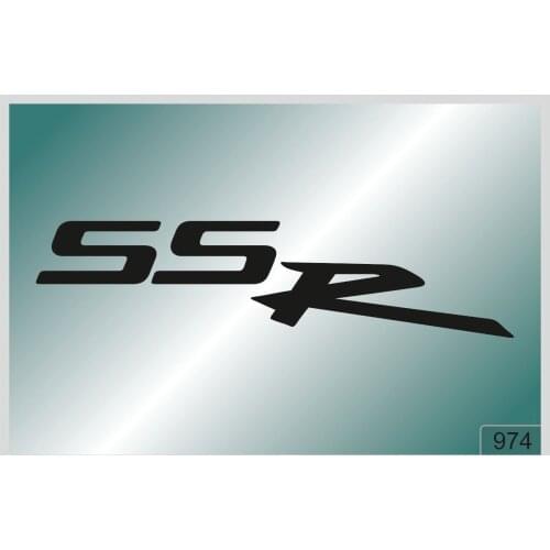 For SSR -2 pcs. stickers HIGH QUALITY DECALS different colors 974