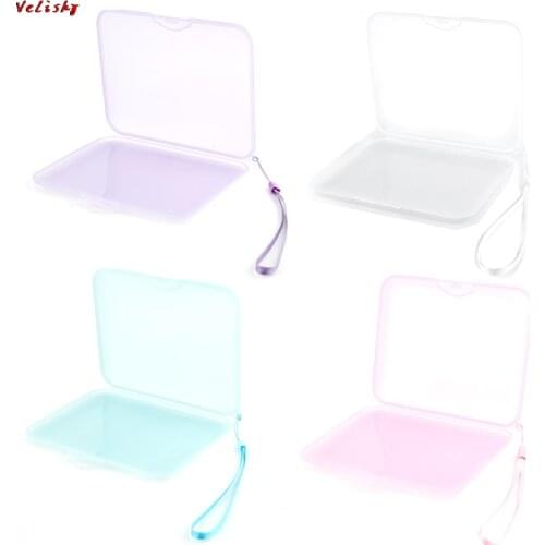 Mask Storage Box PP Silver Ion Disinfection Portable Mask Holder Organizer Face Masks Container Dustproof Mask Case