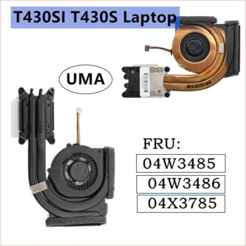 For Lenovo Thinkpad T420S T430 T430S CPU Cooling Fan & Heatsink FRU 04W3485