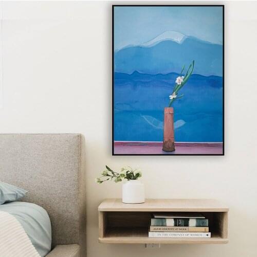 Minimalist Abstract Landscape Mountain Canvas Painting Wall Art Nordic Posters and Prints Wall Pictures for Living Room Decor