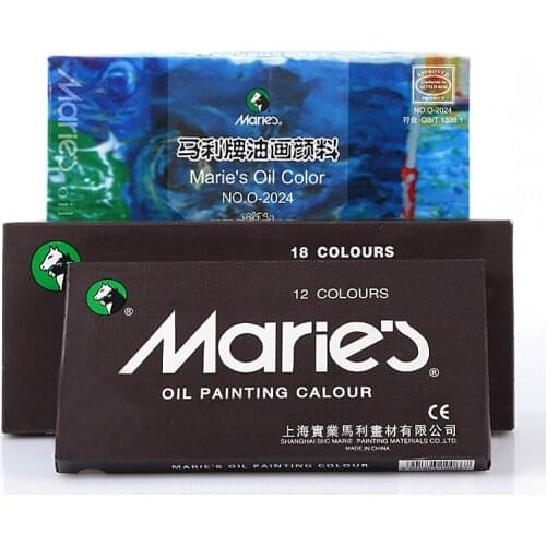 12/18/24 Colors 12ML Tube Professional Acrylic Paint Set For Fabric Clothing Nail Glass Drawing Painting For Kids Art Supplies