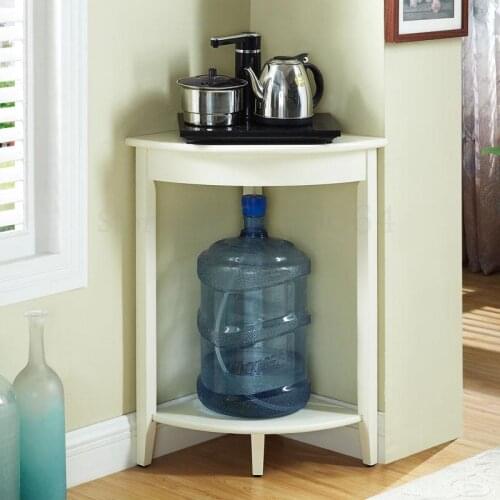 Solid Wood Tripod Corner Shelf Rack Space-saving Small Flower Corner Corner Shelf Bedroom Corner Fan-shaped Corner Rack
