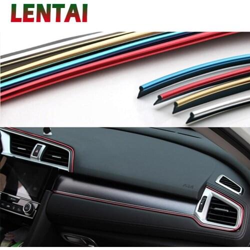 OVERE 5m Car Interior Decorative Thread Stickers Trim Strip For Alfa Romeo Chevrolet Aveo Captiva Ford Focus 3 Fiesta Mondeo