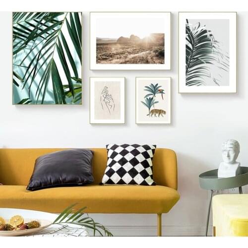 Landscape Scandinavian Poster Nordic Nature Wall Art Canvas Print Painting Decoration Picture Modern Home Decor HD3042