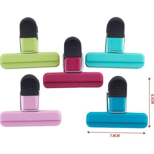 Plastic Food Sealing Bag Clip Moisture-proof Snack Postcard Sealing Clip Gadgets Suitable for gripping various food bags