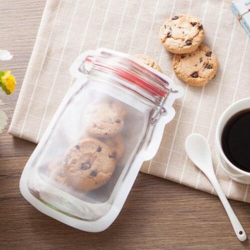 PE Ziplock Bag Reclosable Plastic Clear Plastic Resealable Packing Storage Leakproof Food Snack Seal Bags