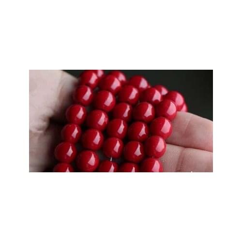 Craft materials never fade over the United States of semi-finished red synthetic red coral beads loose beads DIY