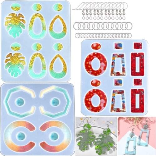 Resin Molds,Earring Epoxy Resin Molds, Bohemian Drop Dangle Resin Earring Molds,Earring Molds for Jewelry Silicone Molds