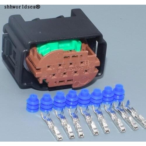 Shhworldsea 8Pin 4F0 972 708 Auto ACC Radar module plug connector,2-1534229-2 8P car sensor plug for BMW,Mercedes-Benz,VW,Audi