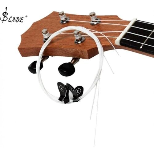 Slade 4Pcs/set Ukulele Strings White Nylon Hawaii Four Strings Guitar Ukelele 1st-4th Strings