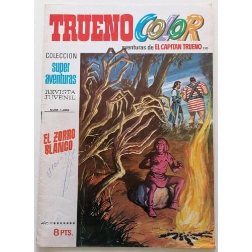 Thunder COLOR the adventures of Captain Thunder No. 130, 1971, 1ª edition Spanish, ED. BRUGUERA, author AMBROS