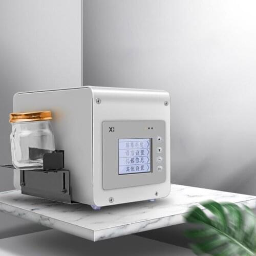 Smart static inkjet printer Intelligent automatic laser coding machine print price production date label barcode QR code