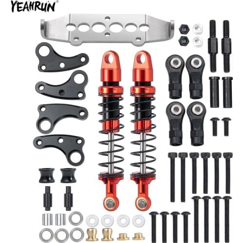 YEAHRUN Metal Aluminum Shock Absorber Damper Cantilever Suspension Kit For 1/10 Traxxas TRX-4 TRX4 RC Crawler Car Upgrade Parts