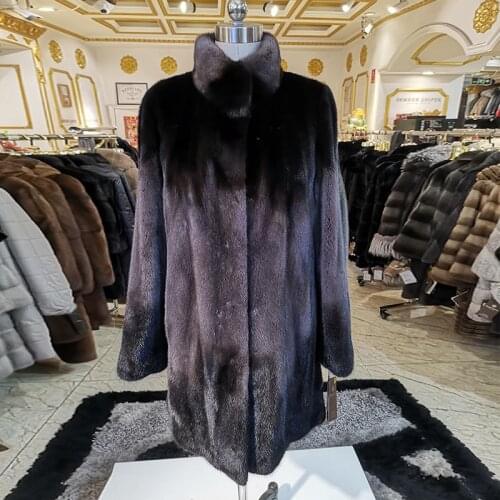 2020 winter real mink fur coat woman fashion mink fur coat High grade real mink fur coat Casual winter coat women fur 9225