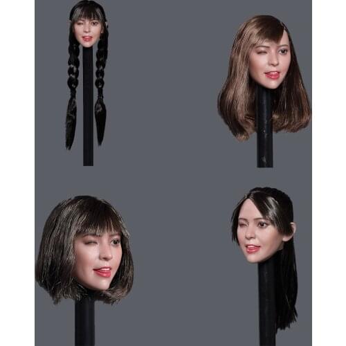 1/6 scale cute face beauty head sculpture GACTOYS GC036 model for 12 inch action figure body