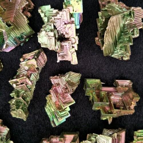 1 piece 15-20g bismuth mineral rainbowl mineral specimen bismuth wire and wrapping jewelry DIY