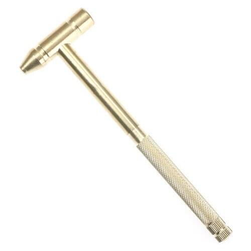 13mm 6 in 1 Copper hammer small round hammer a multifunctional mini nail hammer screwdriver with bottle opener