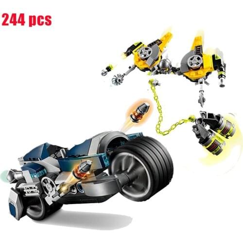 New 244 pcs of building block toy superhero series classic movie model building block girl boy toy gift