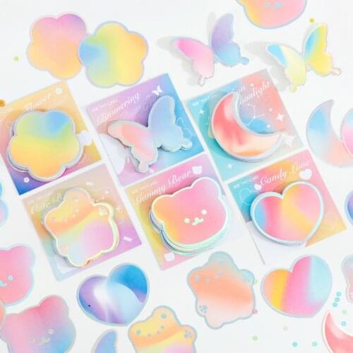 30 Sheets Cute Korean Memo Pad Sets For Journaling Various Cute Shape Assorted Paper Notes For Office School And Home