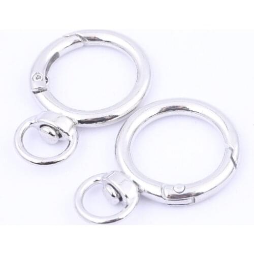 5pcs Metal Spring Clasp Keychain Accessories Lobster Clasp Keyring Key Chain Hook Diy Accessories