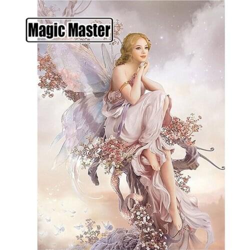 5D DIY Diamond Painting Cross Stitch Angel Picture Home Decoration 5D Acupuncture Diamond, Diamond Embroidery Unique Gift