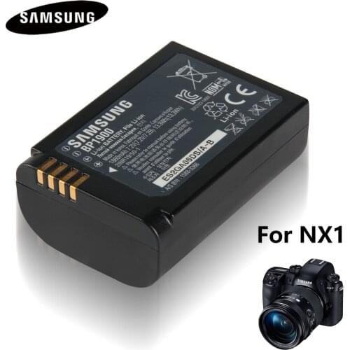 100% Original Battery BP1900 For For Samsung NX1 Smart Camera Battery 1860mAh
