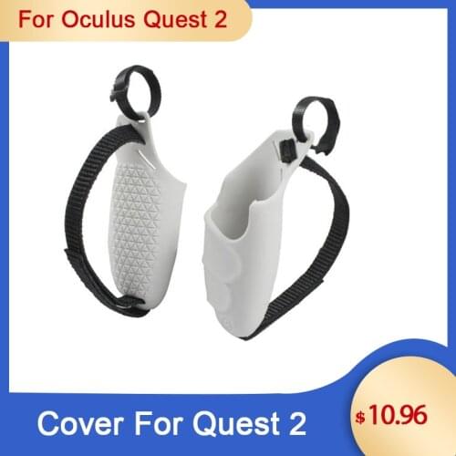 VR Accessories Protective Cover For Oculus Quest 2 VR Touch Controller Case With Knuckle Strap Handle Grip For Oculus Quest 2