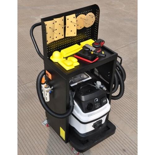 Free shipping Dustless Dry Grinding System for Automobile Electric Sandpaper Vacuum Dry Grinder and Polishing Machine