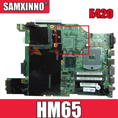 Laptop motherboard For LENOVO IBM Edge 420 E420 HM65 Mainboard 04W0712 04W0728 04W0610 04W0394 04W2089