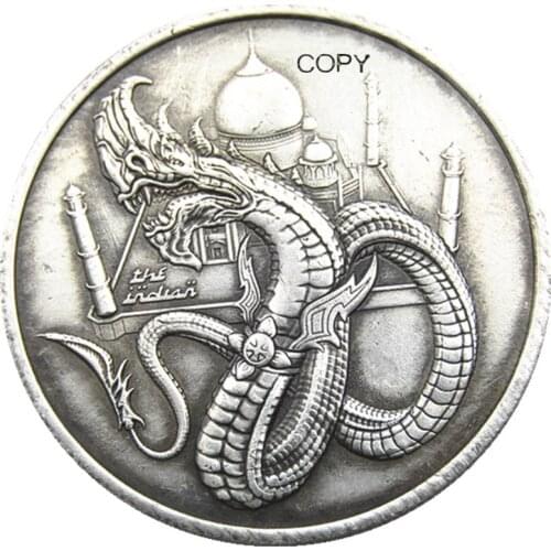 HB(158)US Hobo Morgan Dollar Skull Zombie Skeleton Silver Plated Copy Coins