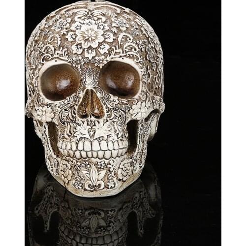 Halloween Skulls Silicone Mold Head Soap Cake Molds Kitchen Halloween Soap Mould QT0006 Silica Gel 3d Plum Blossoms Skull PRZY