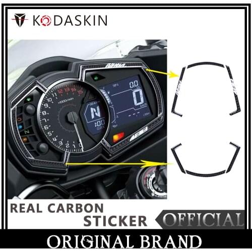 KODASKIN Meter Appearance K3 Carbon Pad Sticker Emblem Decal for NINJA400
