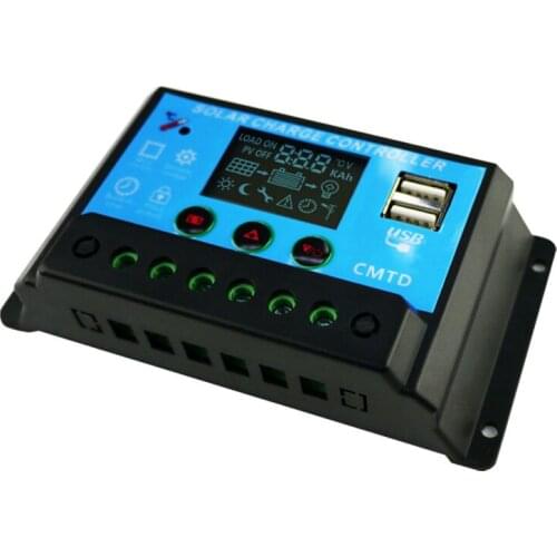 CMTD12V24V20A solar controller Light control + time controlled solar street lamp controller With double USB